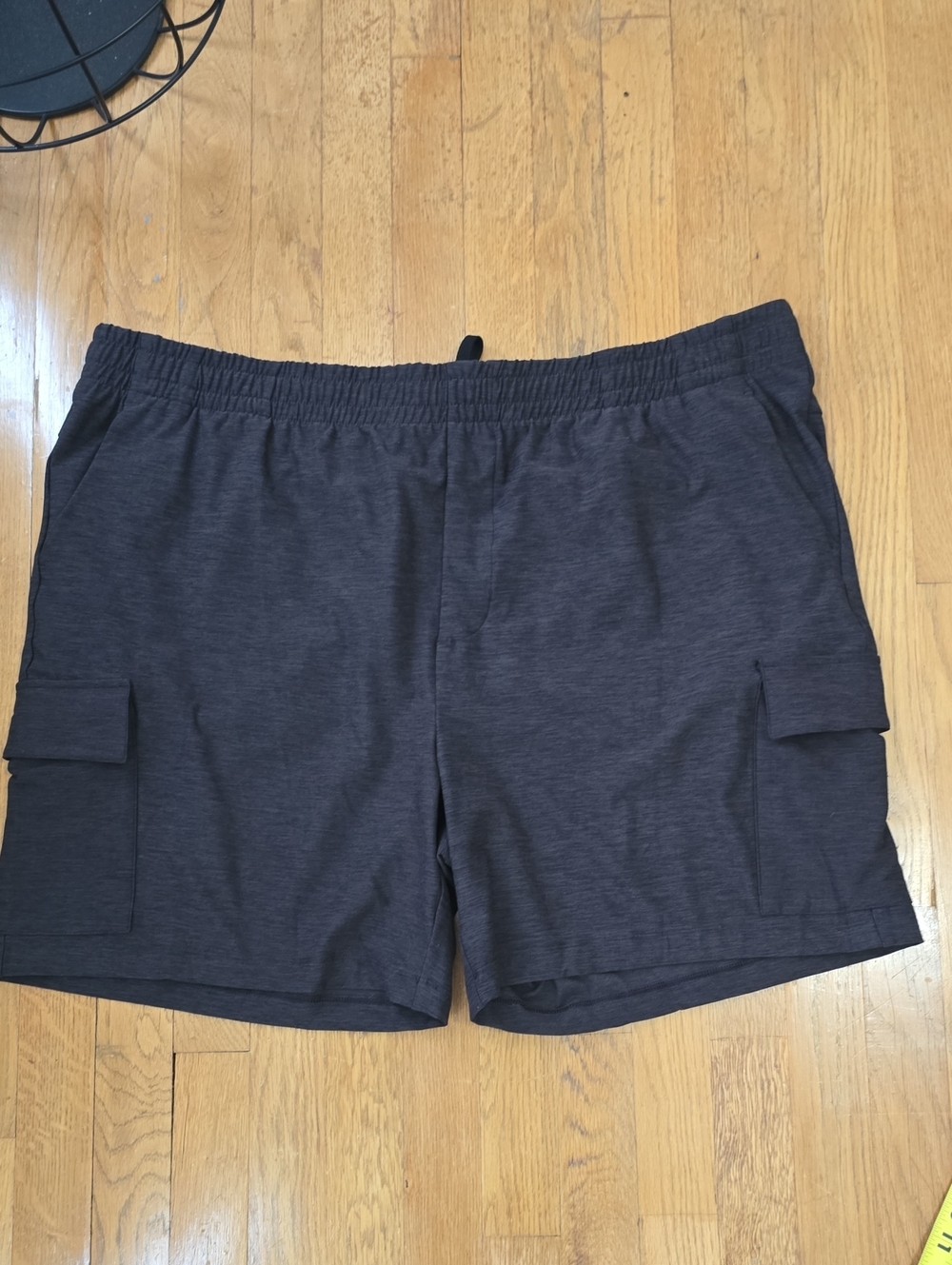 FLX BRAND MEN'S BIG & TALL BLACK SOFT CARGO SHORTS SIZE XXL
